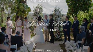 Sunset Ranch Wedding Film | Oahu Wedding Videographer | Lisa + Nemo