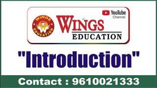 Introduction of Channel - Wings Education