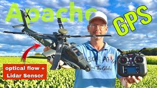 YuXiang RC F11-S Apache RC entry-level GPS helicopter | optical flow & lidar sensor | easy to fly