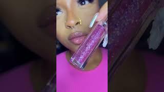 Best glitter gloss everrr️ “ bougie “ lip gloss ! #makeup #lipgloss #smallbusiness