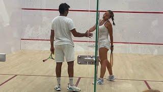 "How To Play Intelligent Squash!"  Alex Toth versus Husein Rahemtulla