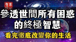 參透世間所有困惑的終極智慧#思維修行 #禅定#梵我#禅学#心性#觉悟#空观