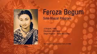 Feroza Begum | Solo Ghazal Program 1986, USA