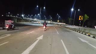 Airport Road Bhopal, Night View. Lalghati To Raja Bhoj International Airport