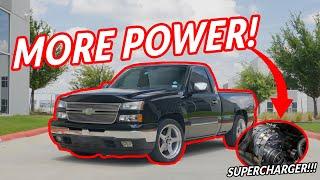 BOOSTING Our Sweepstakes Silverado!!! (TORQSTORM SUPERCHARGER SOUNDS INSANE)