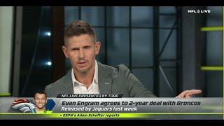 ESPN NFL LIVE | Dan Orlovsky EXCITED, Denver Broncos IMPROVE In Free Agency With Veteran Tight End