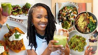 what I eat in a week | meal prep with me + easy and healthy plant based recipes