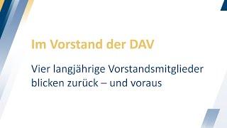 Video "Abschied aus dem DAV-Vorstand"