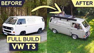 Camper Van Conversion of a old VW T3 | DIY | Full Build Time Lapse