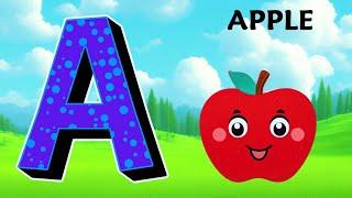 Abc Song | Abc Phonics Song For Toddlers | Alphabet Song for Kids | A for Apple | Nursery Rhymes