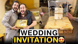 Finally Rajab ki shadi ka invitation card agya| most awaited wedding