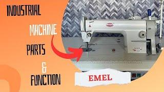 Industrial sewing machine parts and Functions explained-emel EM 8500