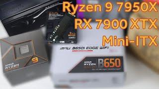 Mini ITX AMD R9 7950X & RX 7900 XTX Gaming Build in CM NR200P + 4K Gaming Tests