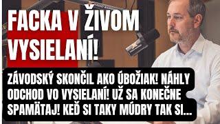 Náhly odchod vo vysielaní! Branislav Závodský to psychicky nezvládol! RANA, ktorú nečakal…