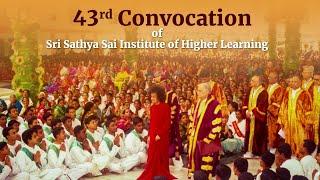 43rd Convocation Ceremony of SSSIHL | Nov 22, 2024 | Prasanthi Nilayam