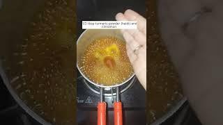 Ginger tea for weight loss | Ginger Turmeric tea | Home remedy for cold and cough #shorts #healthy