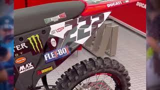 Ducati Desmo450MX wildcard debut MXGP Netherland 2024 with  Tony Cairoli