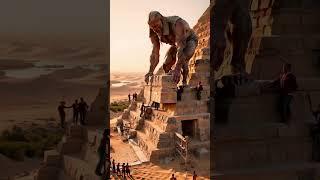 How Were the Pyramids Built? AI's Stunning Imagination #Pyramids#AI #Ancient #PyramidConstruction