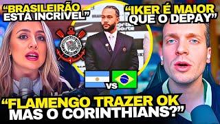 ARGENTINOS SURPREENDIDOS COM O DEPAY NO CORINTHIANS E O PODER FINANCEIRO DO BRASIL