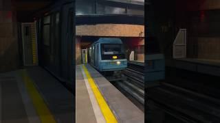 Metro De Santiago | NS-93 N2070 - Tren Ruta Roja entrando a Santa Ana