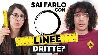 Sai DISEGNARLO con SOLO LINEE DRITTE? 