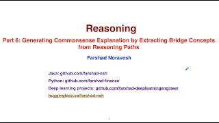 Part 6: generating commonsense explanation by extracting bridge concepts from reasoning paths