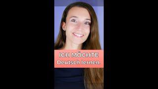 Wie sagt man "ICH MÖCHTE" richtig? (Wörter Aussprache lernen | Deutsch) #Shorts