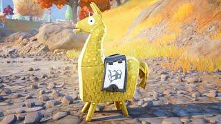 Search Golden Llamas - Fortnite Quests