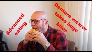 dentures vs food/Advanced eating