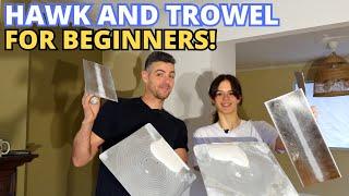 Hawk and Trowel for Beginners!