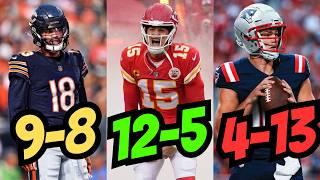 Predicting the ENTIRE 2024/25 NFL Season: Team Records/Awards/Playoffs