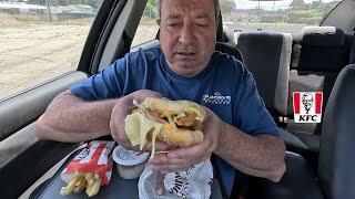 KFC Double Tender Burger Pimped Out ($9.95 Packed Lunch)