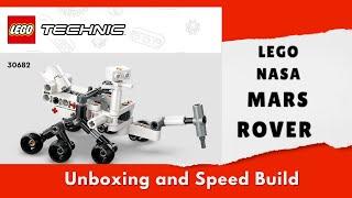 Lego Technic NASA Mars Rover Perseverance Speed Build - 30682 - Unboxing and Speed Build