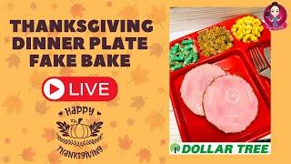 Let's Fake Bake a Thanksgiving Dinner Plate! | Fake Bake | Fake Food Prop |