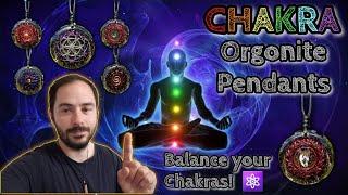 Take a look at some NEW Orgonite Creations 🟠🟡🟢🟣 CHAKRA Pendants