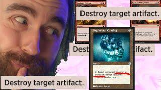 I HAVE ONLY ARTIFACT REMOVAL... BUT YOU HAVE ONLY ARTIFACTS, LOL! Historic MTG Arena