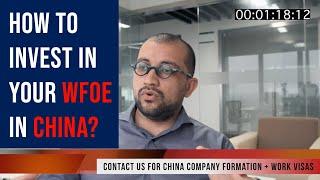 HOW TO INVEST IN YOUR WFOE IN CHINA? | Shanghai Silk Road