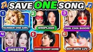 SAVE ONE SONG PER KPOP GROUP  6 Songs Each Round - Kpop Quiz 2024 | K-Music Quiz #3