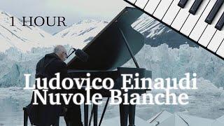 Nuvole Bianche - Ludovico Einaudi (1 Hour Piano Version, Slowed + Reverb)