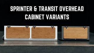 The Different Types of Overhead Cabinets for your Sprinter or Transit Van