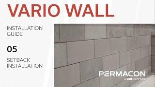 Installation guide of the Vario wall - 5/9