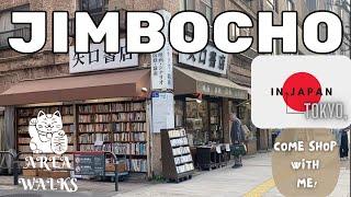 JIMBOCHO WalkWOODBLOCK Prints, BOOK Shops, SHOWA Retro, WASHI Paper + Haul! SHOPPING in JAPAN