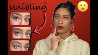 UNIBLING Color Contact Lenses Review....Good Lenses?!?! | Lizette Baldeo