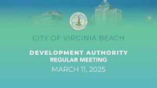 Virginia Beach Development Authority - 03/11/2025