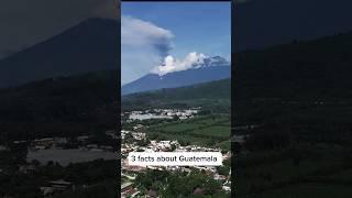 Three facts about Guatemala  #guatemala #facts #shorts