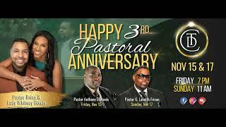 3rd Pastoral Anniversary // Guest Speaker - Pastor G. Frison // TDC Sunday Service - Nov.17, 2024