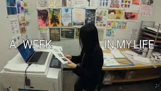 A Week in My Life: Design Thesis, Riso Zine, and Creative Projects