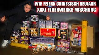 XXXL FEUERWERKS MISCHUNG | WIR FEIERN CHINESISCH NEUJAHR 2025 mit Extrem viel FEUERWERK