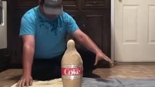 Paytoe Johnson Mentos Coke Challenge in Reverse