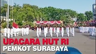 Upacara HUT RI ke 74 Pemerintah Kota Surabaya